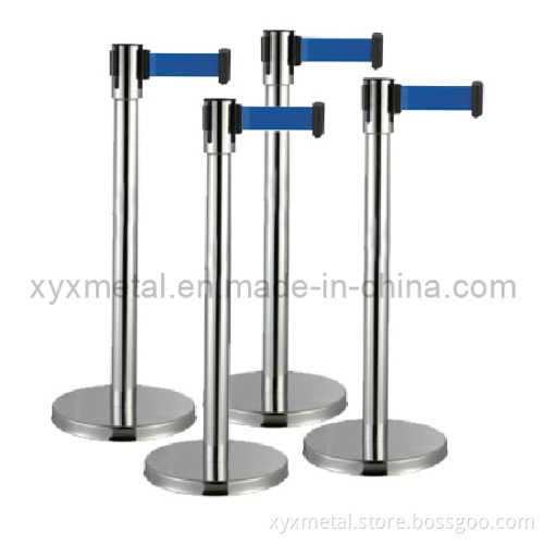 Long Service Life Stainless Steel Traffic Control Retractable Belt Barriers